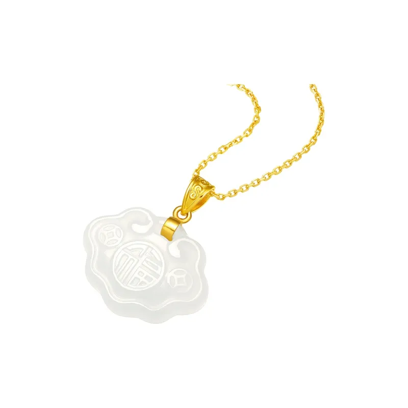 ZHOU LIU FU Pendants White Jade Women's-1