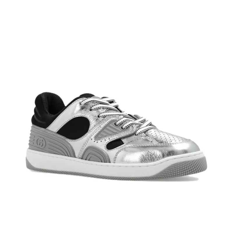 GUCCI Basket Panelled Sneakers-2