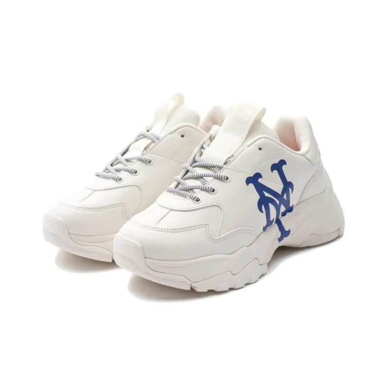 MLB Big Ball Chunky Slip Resistant Low Top Casual Shoes Unisex Beige-2