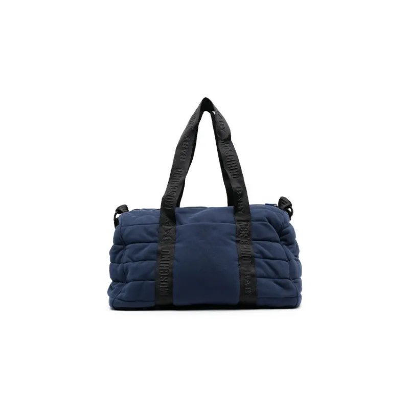 MOSCHINO Teddy Cotton Blend Maternity And Baby Bag Shoulder Bag Crossbody Bag Handbag Kids' Blue-1