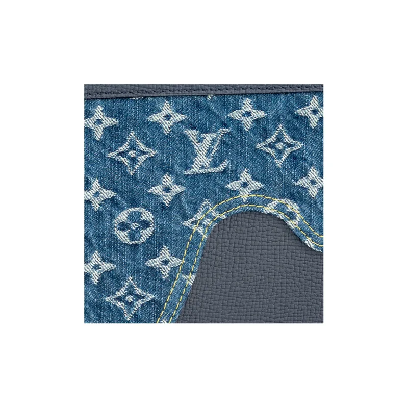 LOUIS VUITTON X Nigo Pochette Voyage Mm Monogram Blue-4