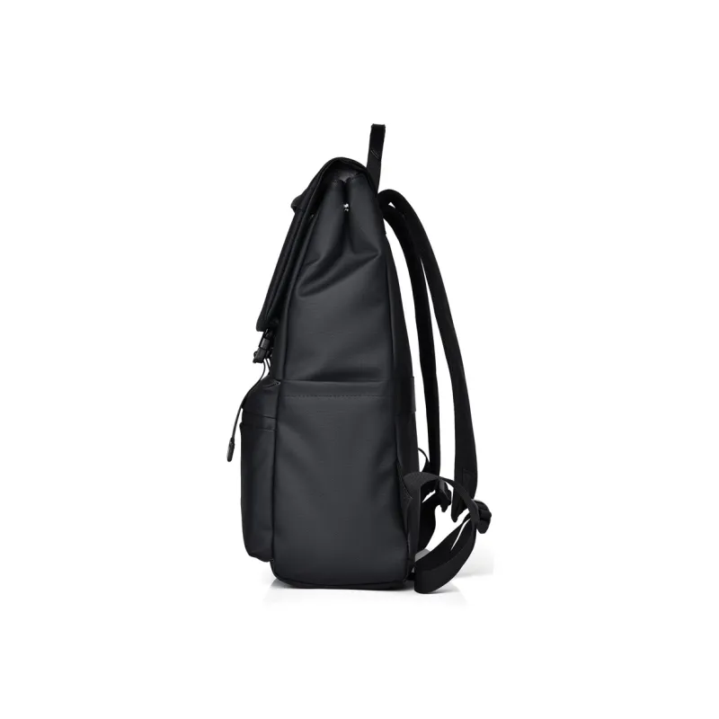 TYMON Oxford Backpack Large Size Unisex Black/Dark Gray-1