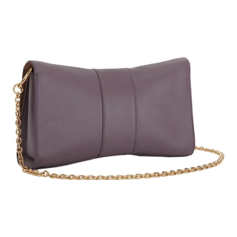 Furla Metropolis Collection Smooth Calf Leather Crossbody Bag, Shoulder Bag Women's Light Purple-3