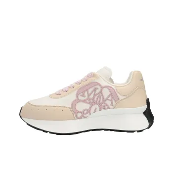 Alexander McQueen Sprint Runner Beige Pink Women's