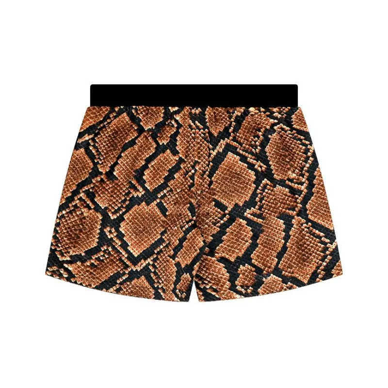 NICEID Basketball Shorts Men Python Snakeskin Print-1