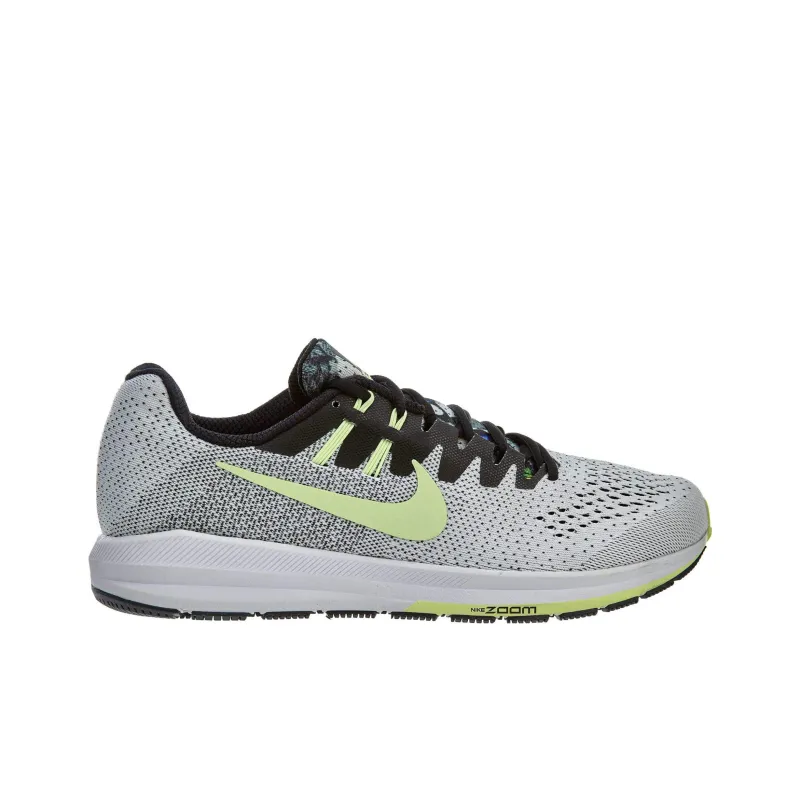Nike Zoom Structure 20 Air Zoom Structure 20 Solstice Cushioned Slip Resistant Low Top Running Shoes Men's Gray Green-1
