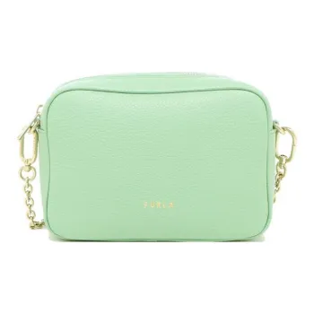Furla Leather Camera Bags Crossbody Bag Shoulder Bag Mini Women's Green