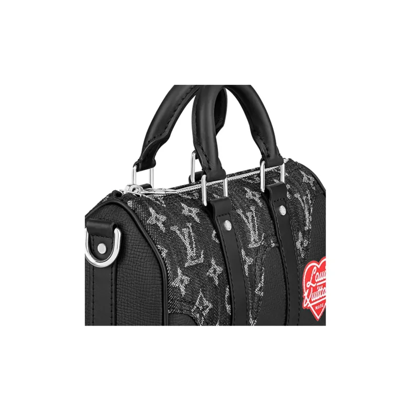 LOUIS VUITTON X Nigo Keepall Xs Monogram Black-4