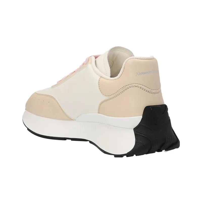 Alexander McQueen Sprint Runner Beige Pink Women's-3