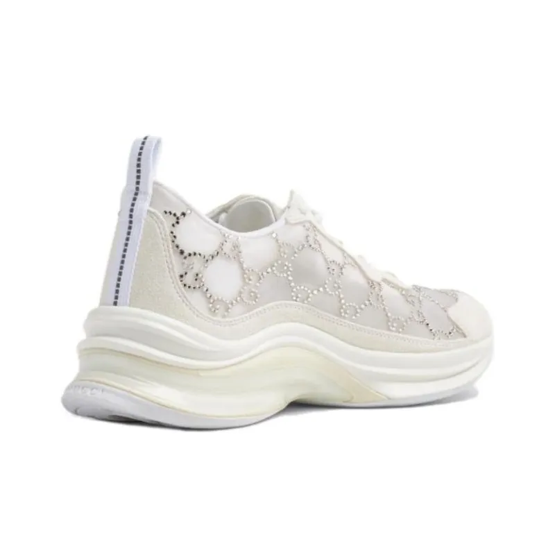 GUCCI Women's Run Sneaker 'GG Crystal White' Women's-3