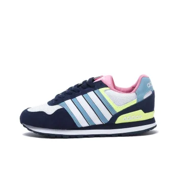 Adidas NEO Cushioning Anti-Slip And Wear-Resistant Low-Top Casual Shoes Women's Bright White