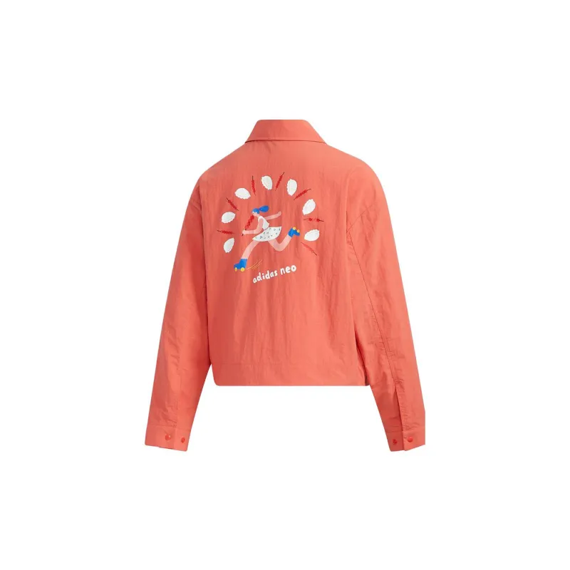 Adidas Neo Jackets Women's Orange-1