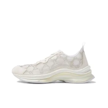 GUCCI Women's Run Sneaker 'GG Crystal White' Women's