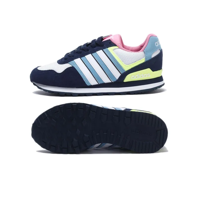 Adidas NEO Cushioning Anti-Slip And Wear-Resistant Low-Top Casual Shoes Women's Bright White-5