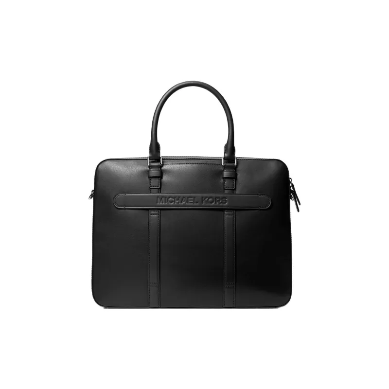 MICHAEL KORS Leather One Shoulder Handbag Large Size Men's Black-2