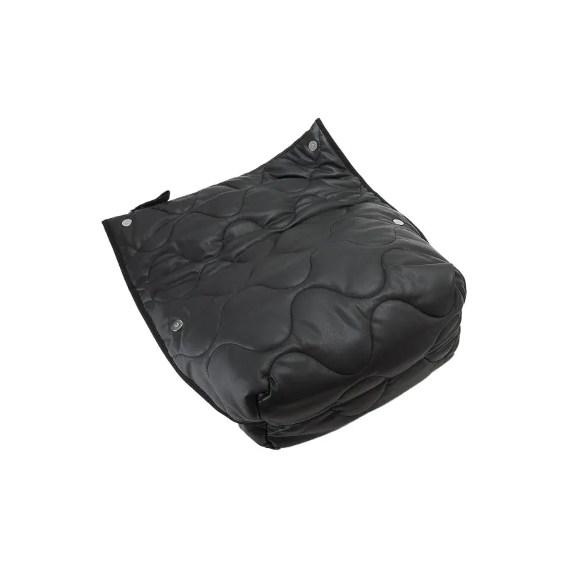Maison Kitsune Nylon Crossbody Bag Shoulder Bag Unisex Black-3