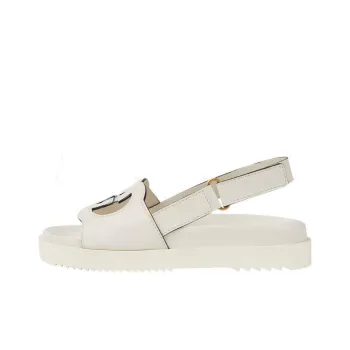 GUCCI Interlocking G Sandal Gg White Women's