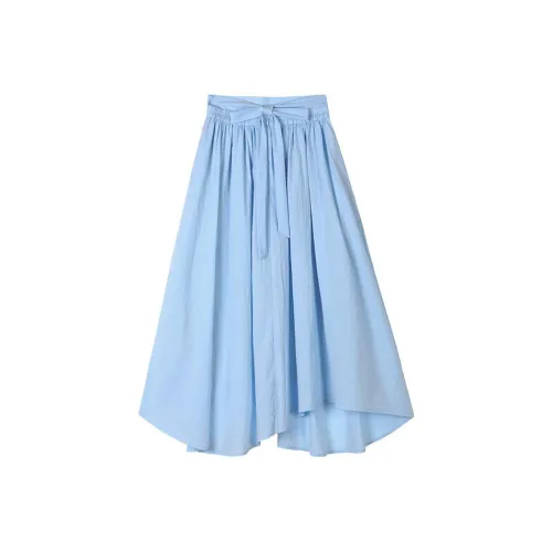 Lalaglow Casual Long Skirts Women's Sky Blue