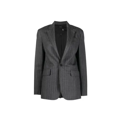 R13 Pinstripe-pattern Single-breast Blazer