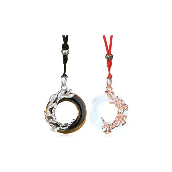 MISS TOOYA Obsidian Necklace Ornament Unisex