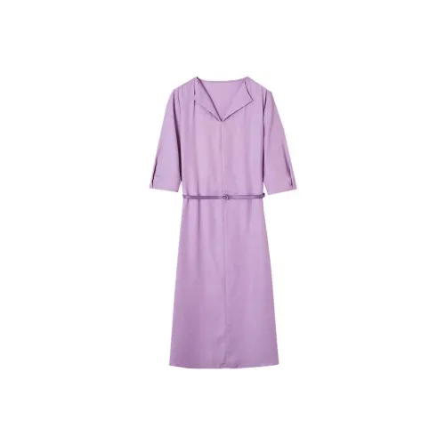 Dme Short-Sleeved Dresses Women's Rose Purple