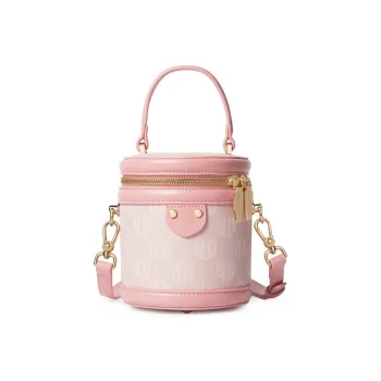 TUCANO PU Bucket Bag, One Shoulder Handbag Trumpets Women's Light Pink