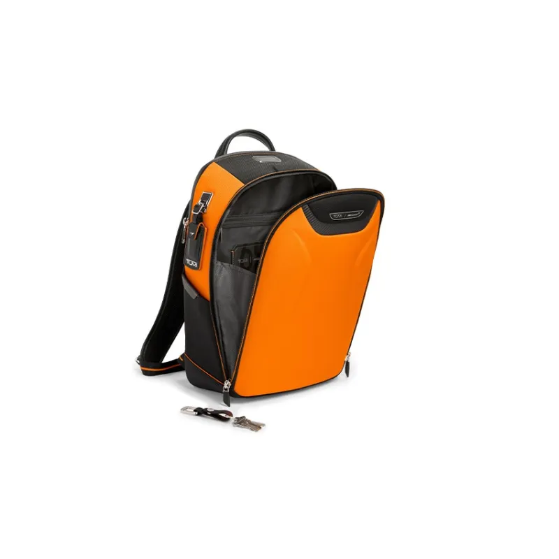 TUMI McLaren Collaboration Fabric Backpack Men's Papaya Orange-2