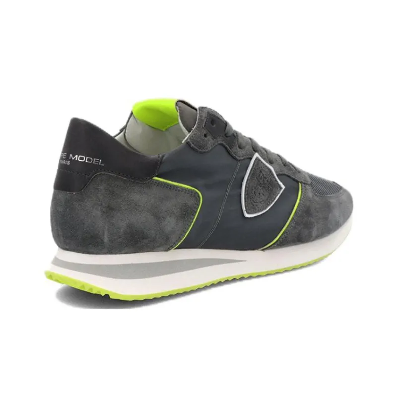 PHILIPPE MODEL Trp Low Top Casual Shoes Men's Gray-3