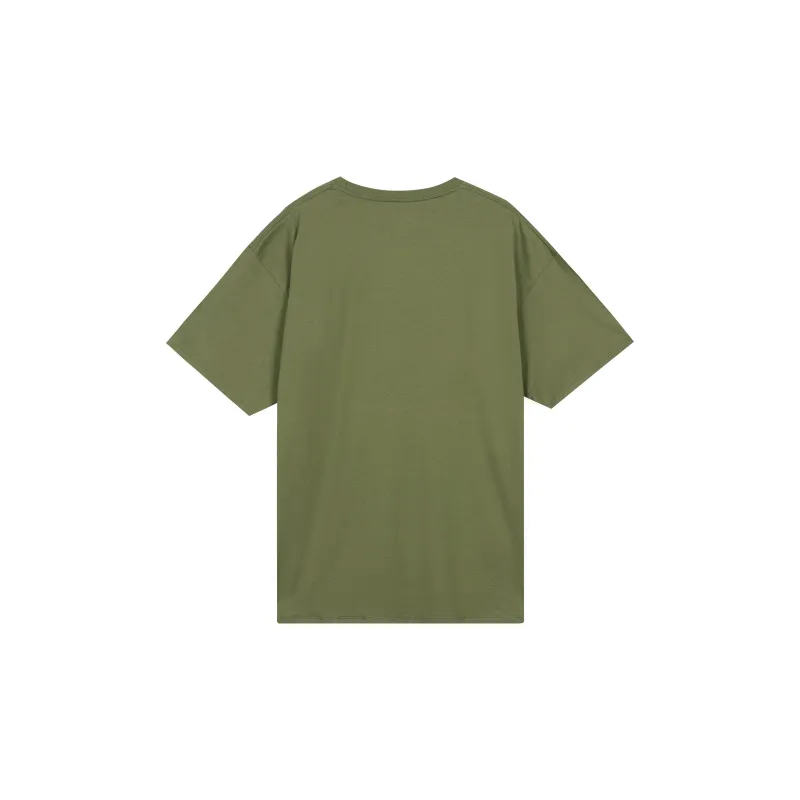 Champion T Shirts Unisex Army Green-1