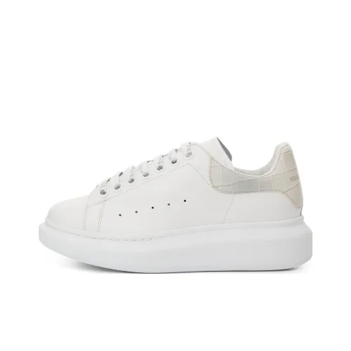 Alexander McQueen Oversized White Croc Women's