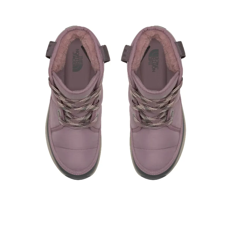 THE NORTH FACE ThermoBall Lace Waterproof And Wear resistant Crew Outdoor Boots Women's Purple-1
