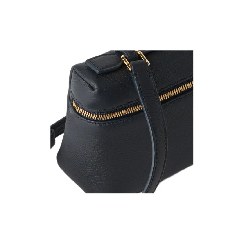 Loro Piana ExtraPocket Leather Makeup Bag Small Square Bag Handbag, Shoulder Bag Regular Women's Marine Blue-5