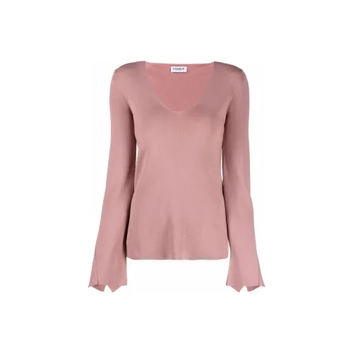 Dondup Draped Long-sleeve Knitted Top