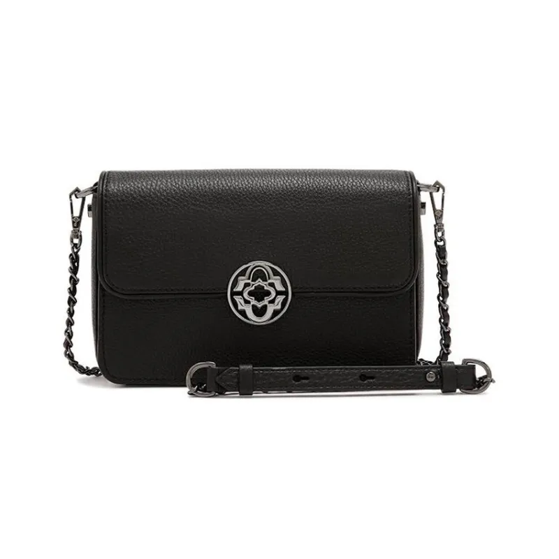 ORYANY Cow Leather Crossbody Bag Shoulder Bag Women's Black-0