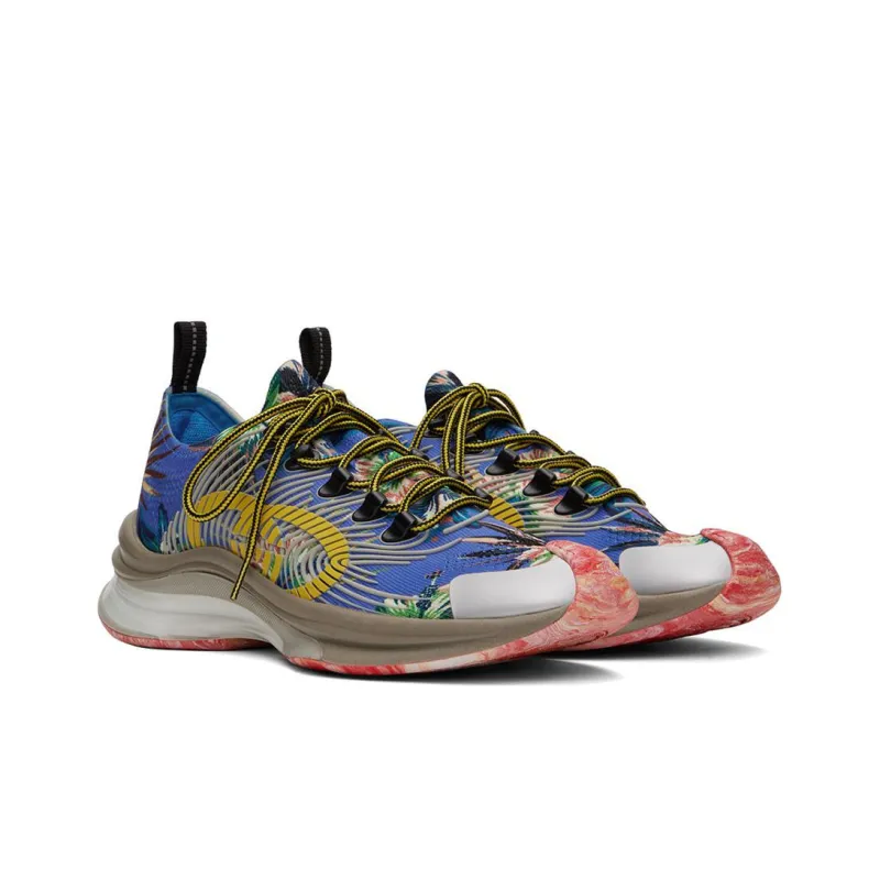 GUCCI Run Sneaker 'Marble And Floral'-2