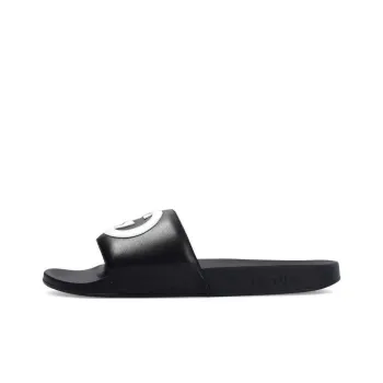 GUCCI Slide Interlocking G Leather Black