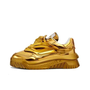 VERSACE JEANS ODISSEA Low Top Casual Shoes Women's Gold