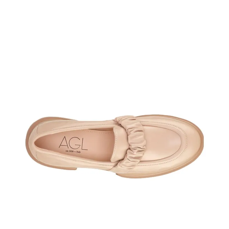 AGL Loafers 6cm Women's Light Umber-3