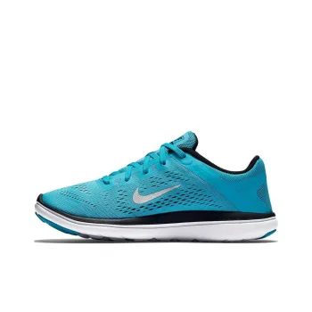 Nike Flex 2016 RN Slip-Resistant Breathable Low-Top Running Shoes Unisex Blue