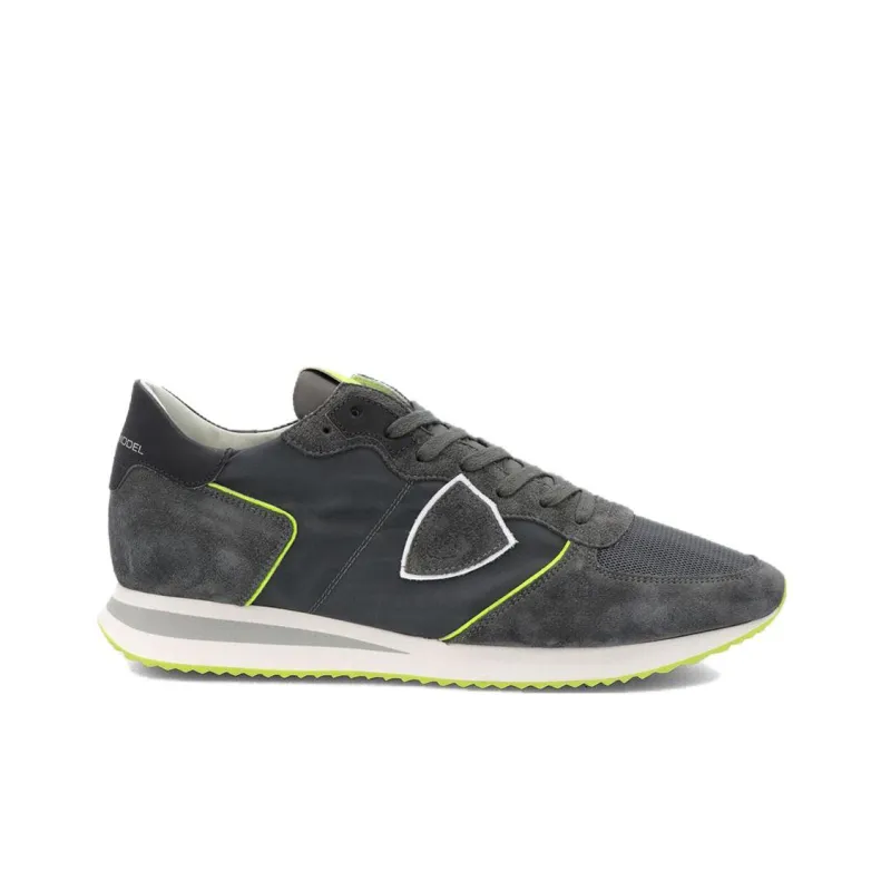 PHILIPPE MODEL Trp Low Top Casual Shoes Men's Gray-1
