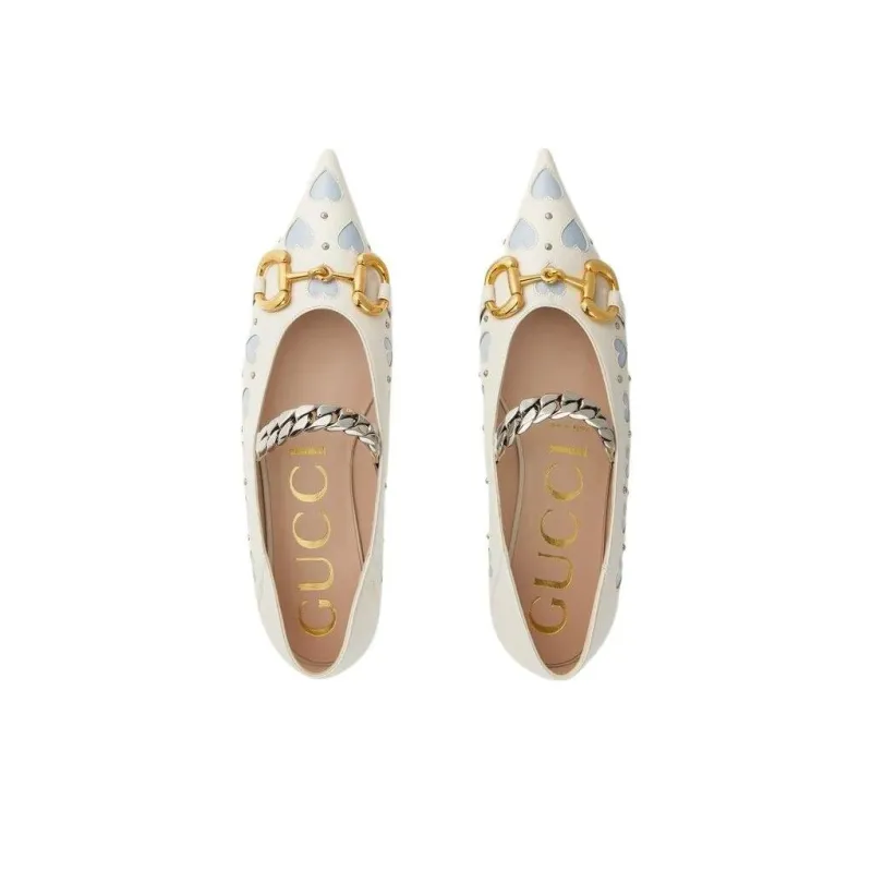 GUCCI Lovelight Women's Casual Shoes Women's White Blue-2
