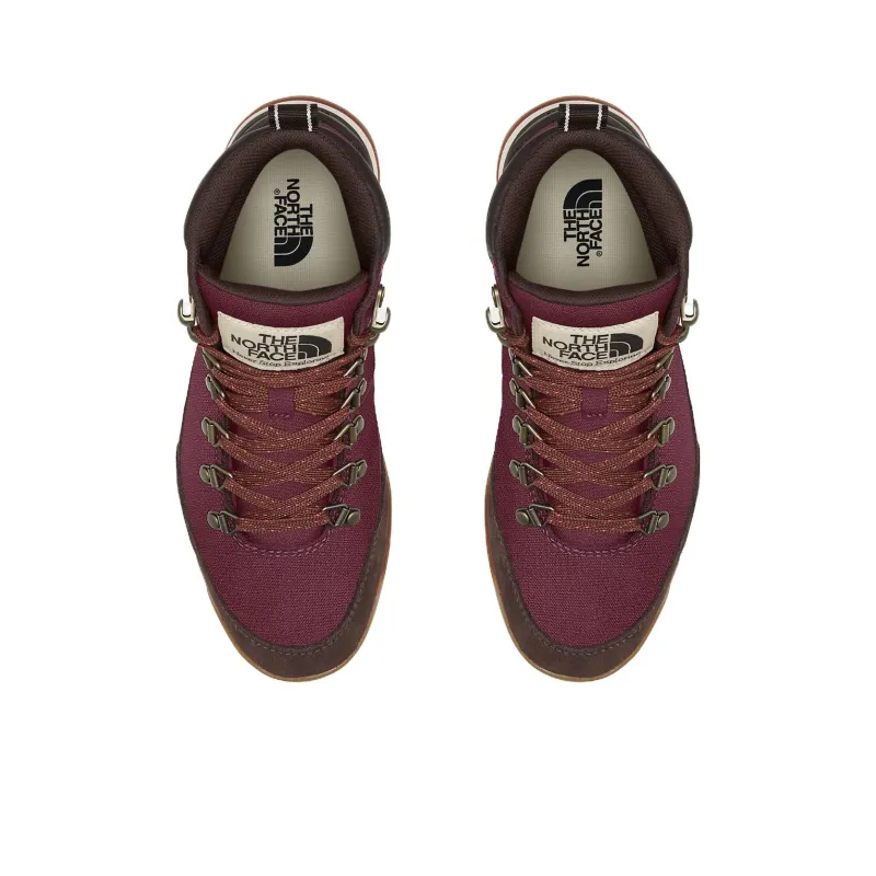 THE NORTH FACE Back To Berkeley 4 Anti Slip Wear Resistant Mid Top Outdoor Shoes Women's Red-1