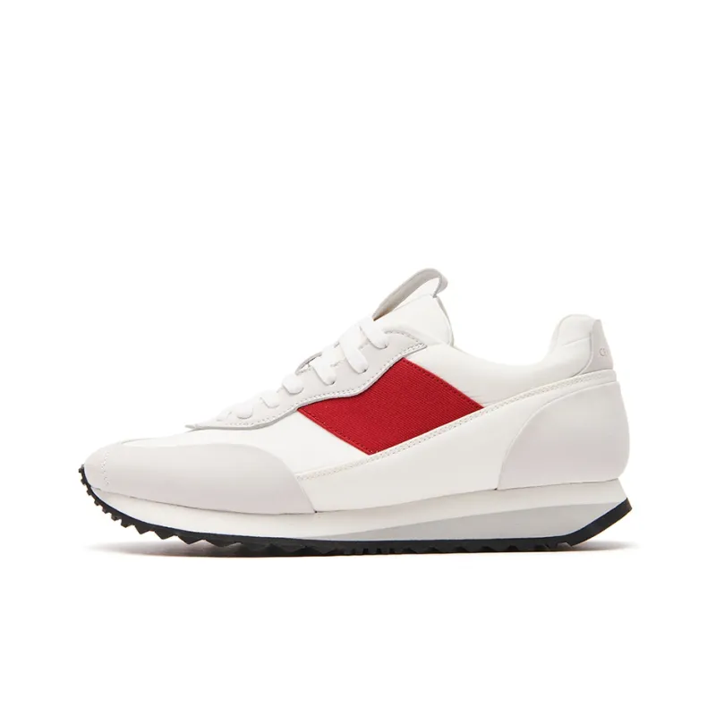 CERRUTI 1881 Low Top Skateboard Shoes Men's Red White-0