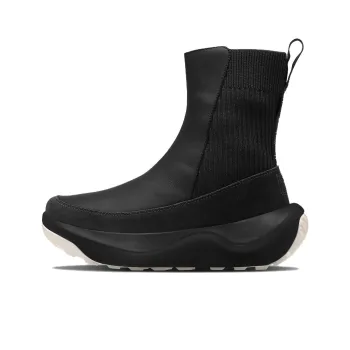 THE NORTH FACE Halseigh Knit Waterproof And Wear resistant Knee High Outdoor Boots Flat Women's Black