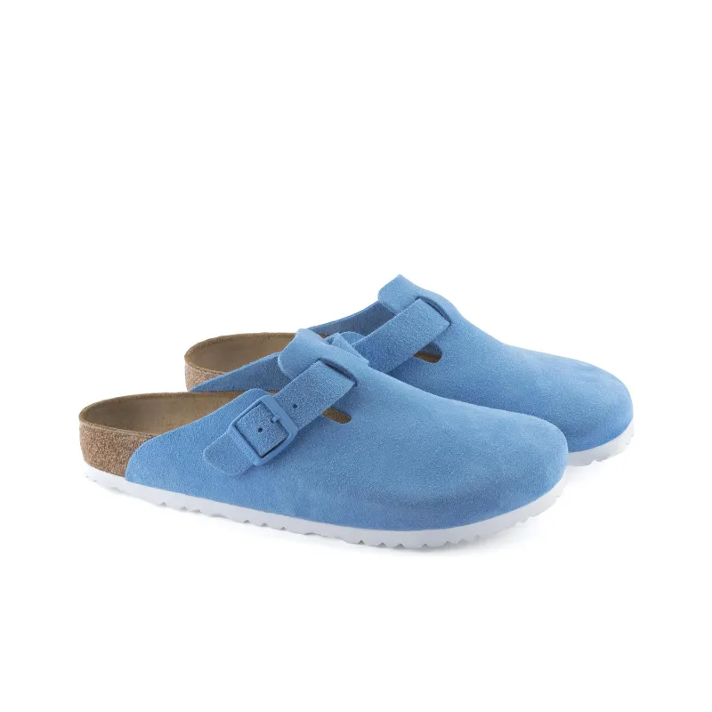 Birkenstock Boston Closed Toe Slippers Unisex Blue-2