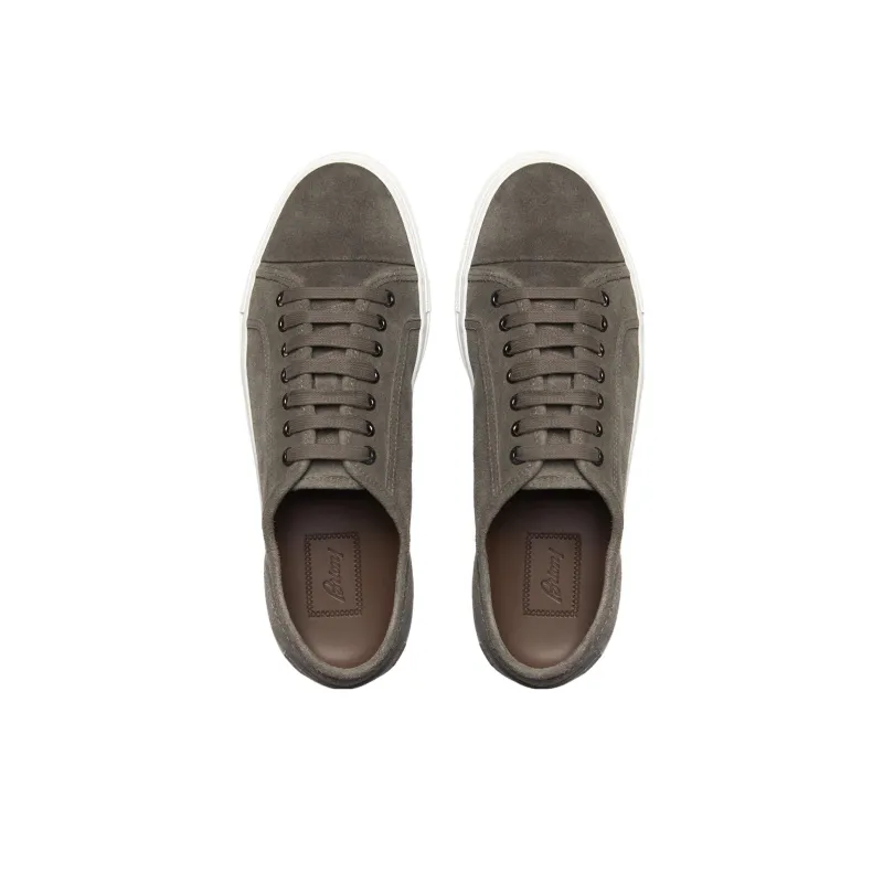 BRIONI Primavera Low-Top Skateboard Shoes Men's Gray-3