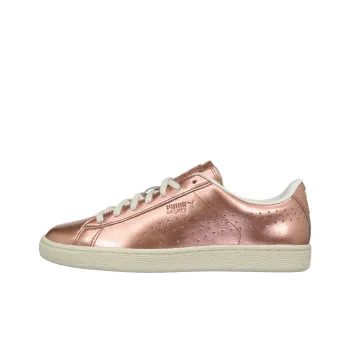 PUMA Basket Slip Resistant Low Top Skateboard Shoes Women's Pink