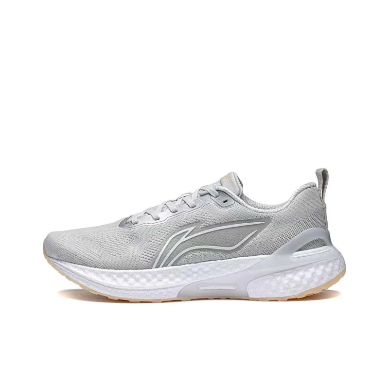 LiNing YueYing Element Slip Resistant Low Top Running Shoes Men's Gray-0