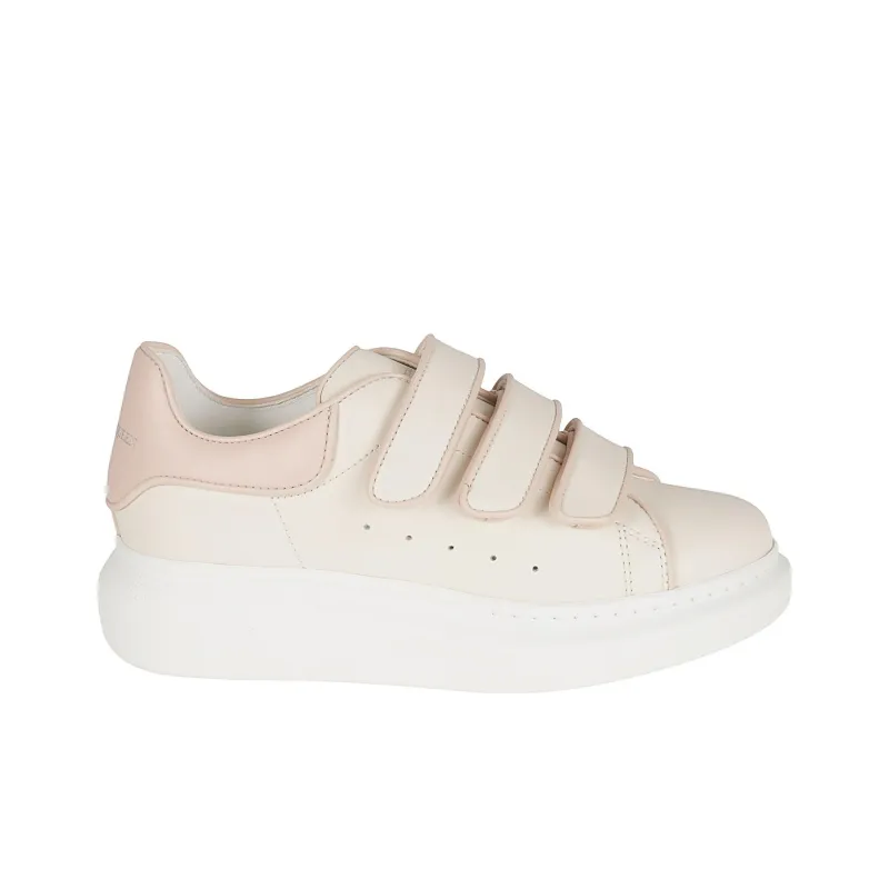 Alexander McQueen Stylish Skateboarding Shoes Women's Beige-1