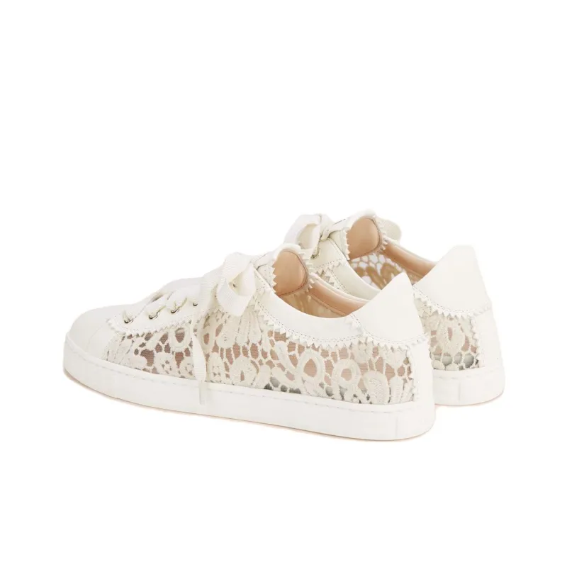 AGL Anti Slip Wear Resistant Low Top Skateboard Shoes Women's White-2